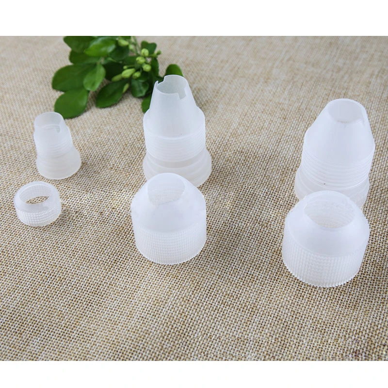 3 Pcs Cake Decorating Tool Thicken Piping Bag Plastic Nozzle Converter Dessert Decorators Baking Tools Adapter Set