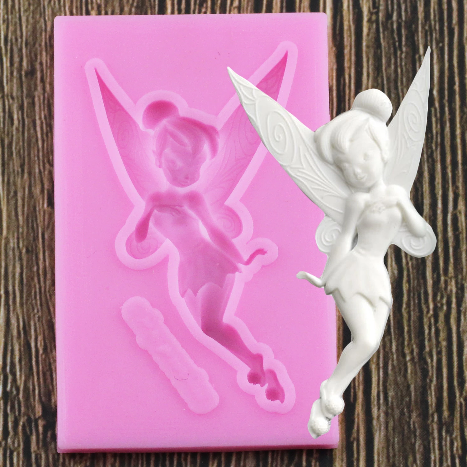 3D Childhood Flower Fairy Silicone Mold Gumpaste Chocolate Clay Candy Molds Fondant DIY Party Cake Decorating Tools