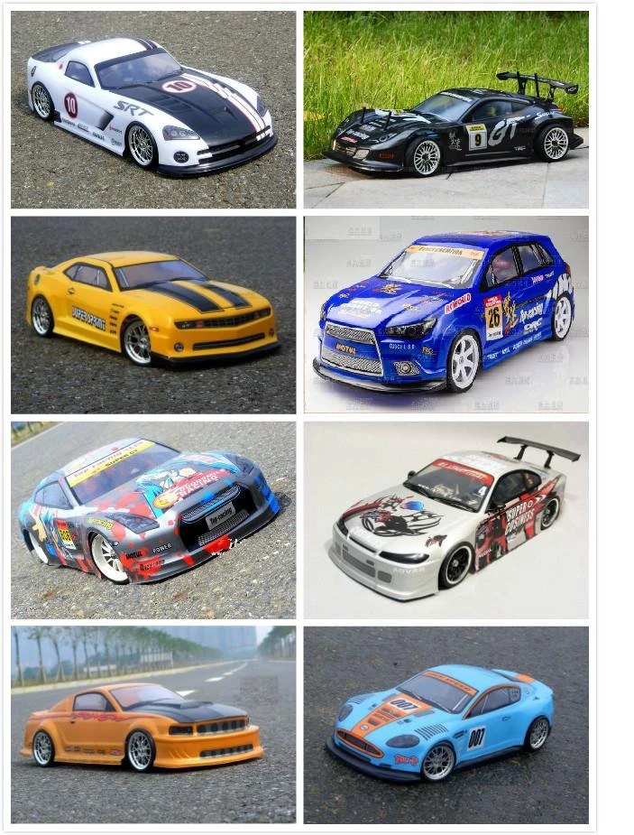 1/10 r/c Car accessories 1/10 rc car body shell for 1:10 r/c car size: 190MM-195MM Multiple options