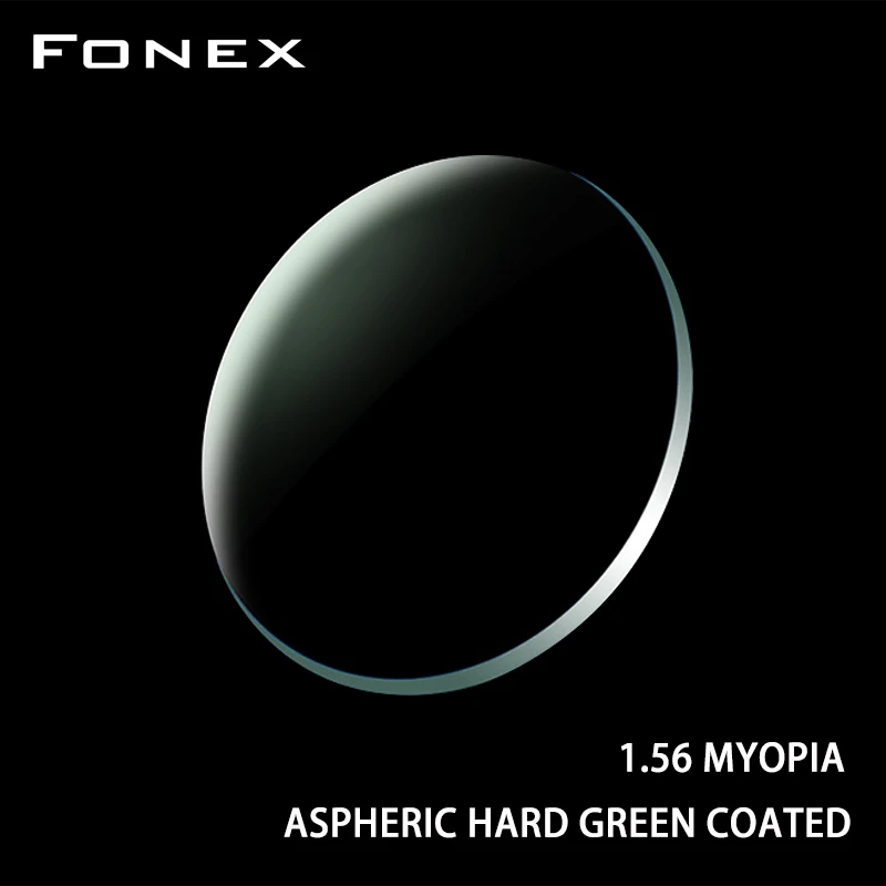 FONEX 1.56 1.61 1.67 1.74 (+12.00~-12.00) Prescription CR-39 Resin Aspheric Glasses Lenses Myopia Hyperopia Presbyopia Optical