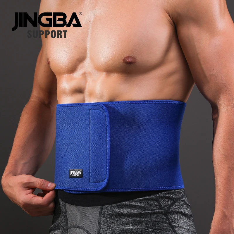 JINGBA SUPPORT Professional Adjustable Waist trimmer Slim fit Abdominal Waist sweat belt Waist back support belt Fitness