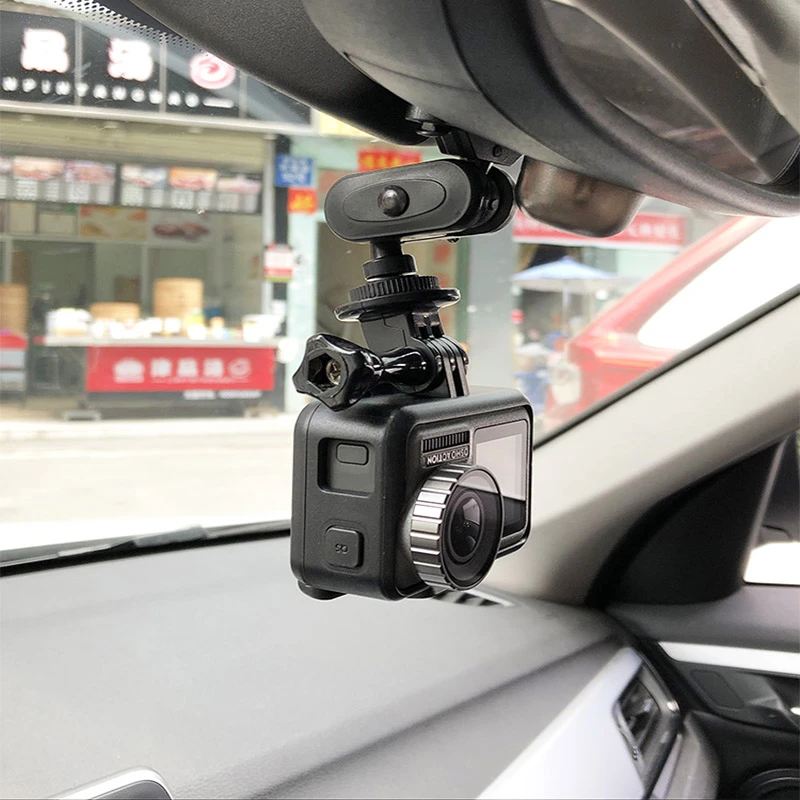 Rearview mirror Mount for Gopro Hero 10 9 8 7 6 5 4 3+ SJCAM sj4000 yi Xiaoyi 4K EKEN Dji Osmo Action Camera Car Accessories