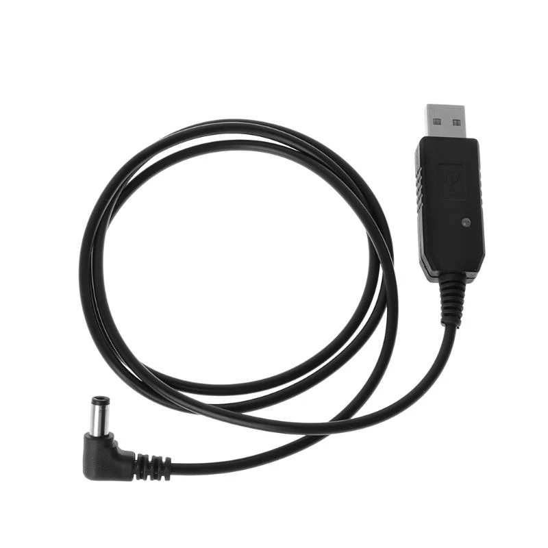 Free shipping Portable USB Charger Cable For Baofeng UV-5R BF-F8HP Plus Walkie-Talkie Radio