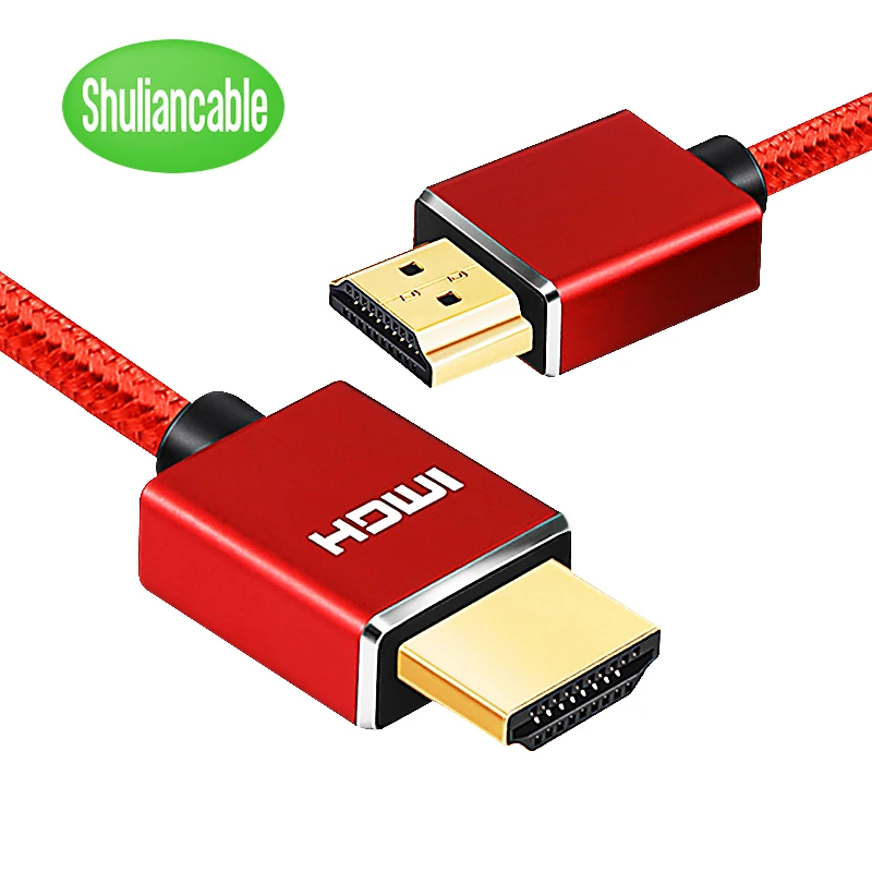 Nylon Braid HDMI Cable 1m 2m 3m 5m 10m 15m 20m hdmi cable 4k 1080P 3D for HDTV PS4 Xbox Projector Laptop Computer