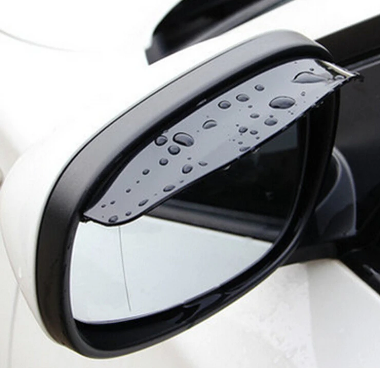 2pcs PVC Car Back Mirror Eyebrow Rain Cover sticker For LADA Priora Sedan sport Kalina Granta Vesta X-Ray XRay AUTO accessories