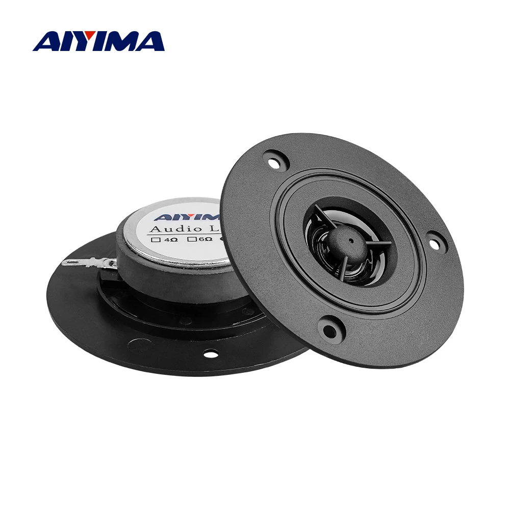AIYIMA 2Pcs 3Inch Audio Portable Speakers 8 Ohm 10W Speaker Louderspeaker Tweeter Treble for Stereo Sound Box DIY Accessories