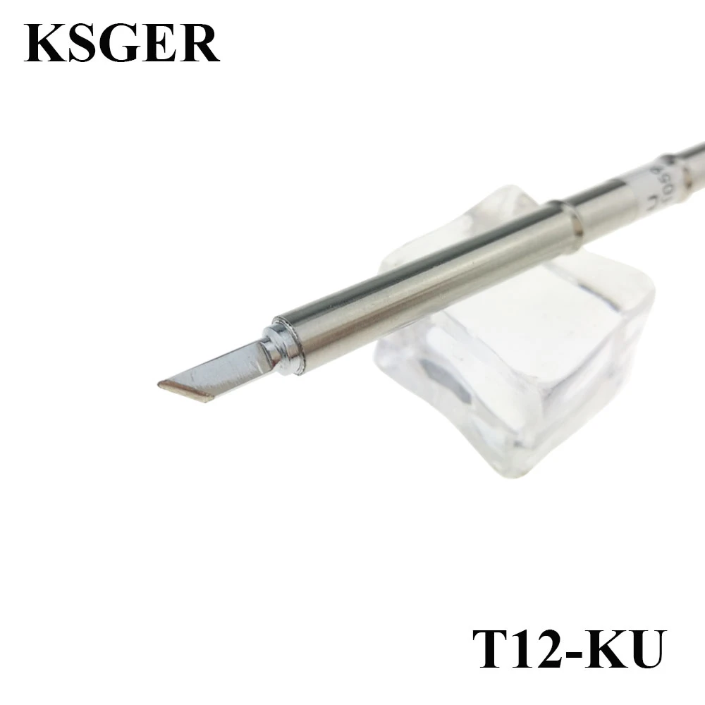 KSGER T12 Electronic Soldering Tips 220v T12-KU Series Iron Solder Tip Welding Tools Fx-951 Soldering Station 70W 200c-450c