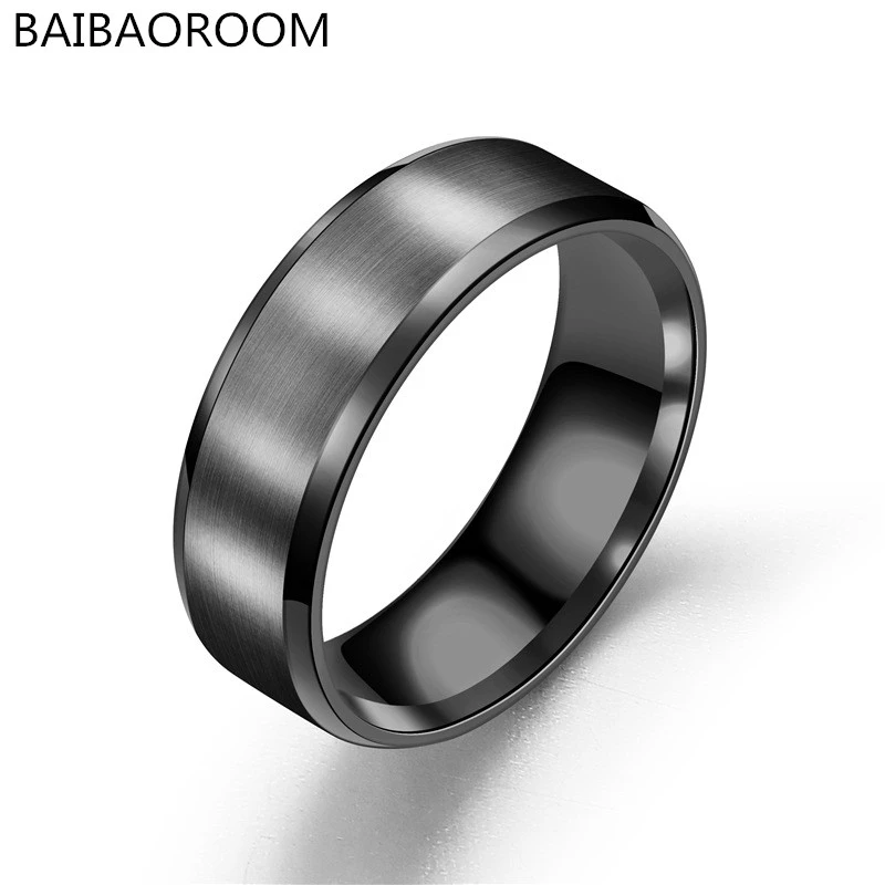 Ring Men Titanium Black