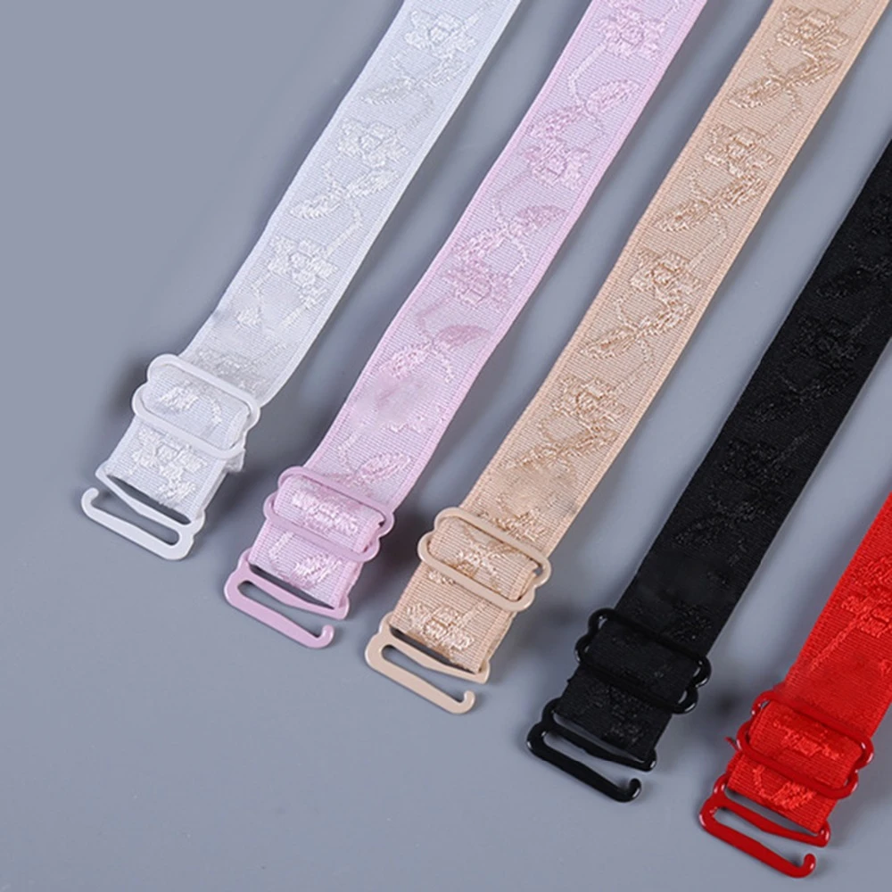 1.8cm slip resistant bra straps women double shoulder elastic bra strap accessories