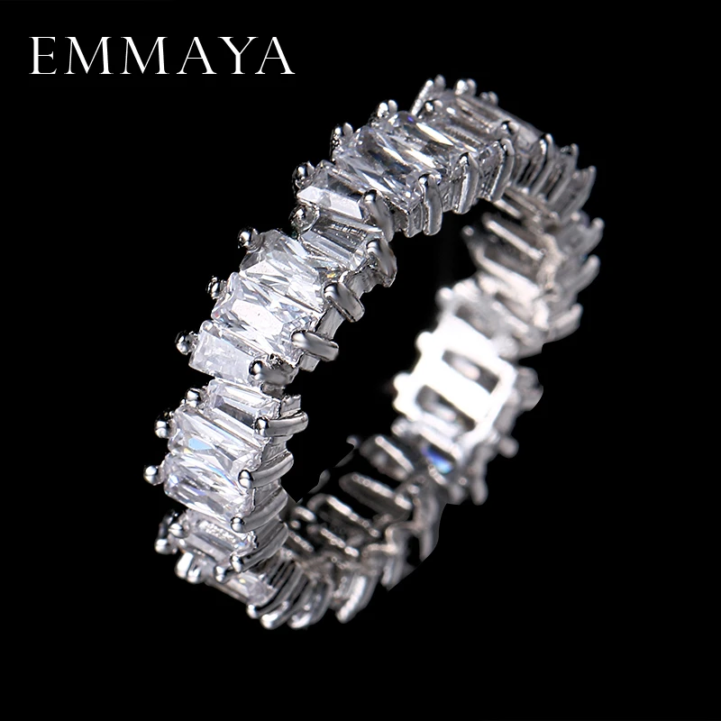 EMMAYA NEW Fashion Luxury Charm AAA Cz Wedding Ring Women Party Jewelry Free Shipping