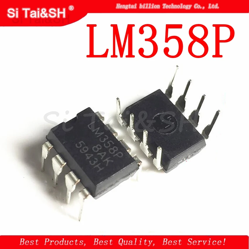 10PCS LM358P DIP8 LM358 DIP LM358N DIP-8 358P new and original IC