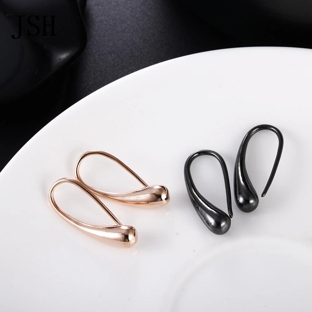 Wholesale Gold color pretty women wedding Earring Jewelry drop Cute Fashion Christmas gift nice Lady girl E004-B