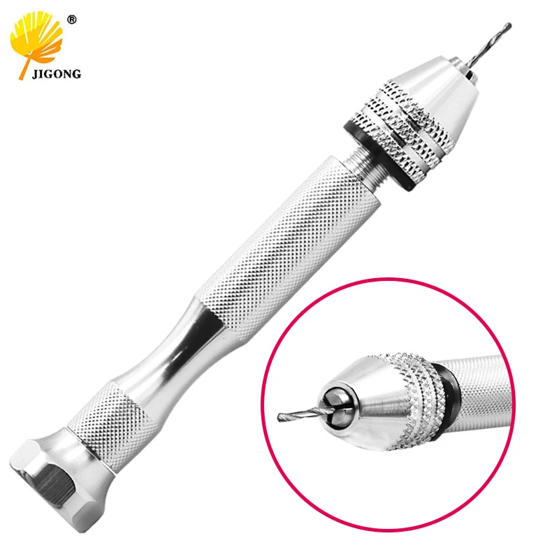 Jewelry Craft Hand Pin Hole Drill Jewelers Burs Drilling Reamer Chuck Clamp 0.3-3.6mm Mini Hand Twist Drill For 7*0.75 chuck