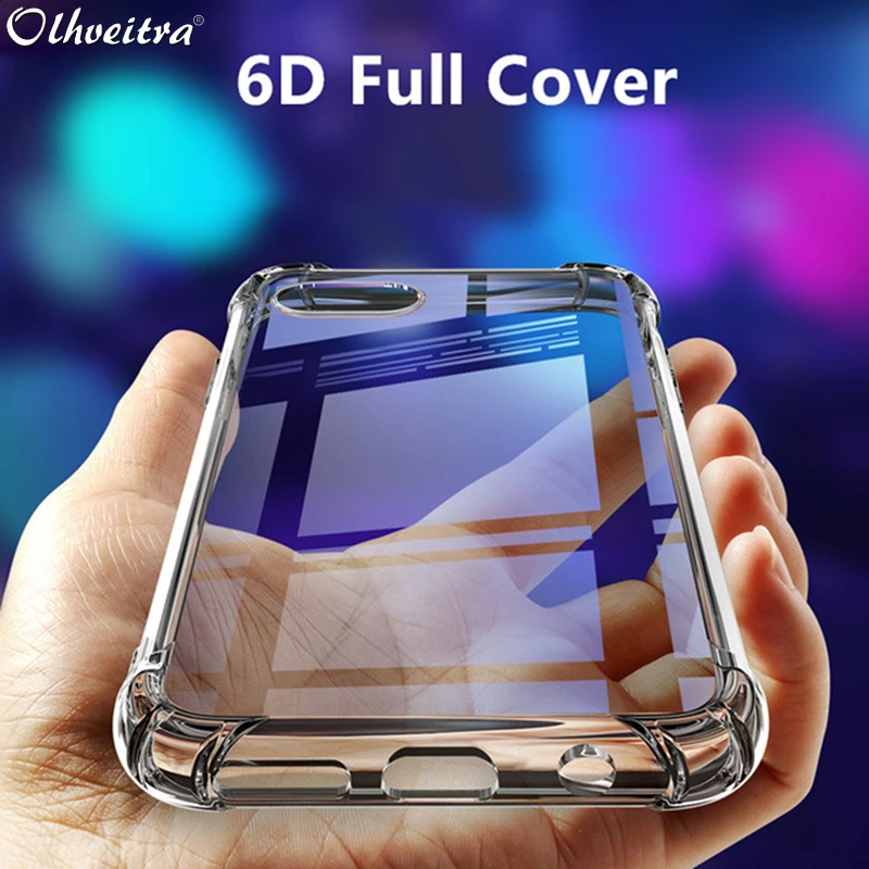 Olhveitra Clear Soft Silicone Case For ASUS Zenfone Max Pro M1 M2 ZB602KL ZB631KL ZB633KL ZC551KL ZC553KL ZE553KL ZS571KL Cover