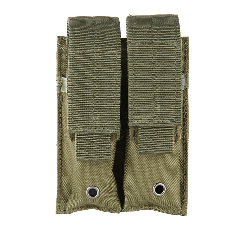 9mm 600D Molle pouch Nylon Tactical Dual Double Pistol Magazine Pouch Close Holster For Outdoor Hunting Combat Military pouch