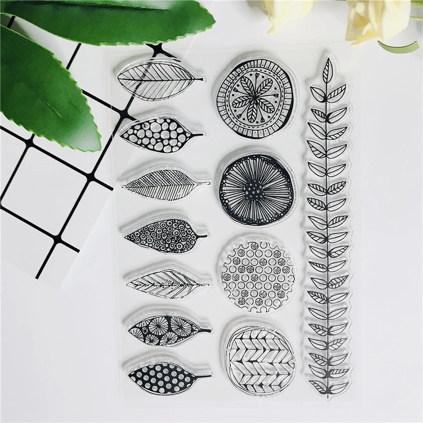 Leaves Cell Fairy Silicone Clear Stamps For DIY Scrapbooking/New 2019 Card Making Bullet Journal Craft Sentiment Sweet Stamp 676