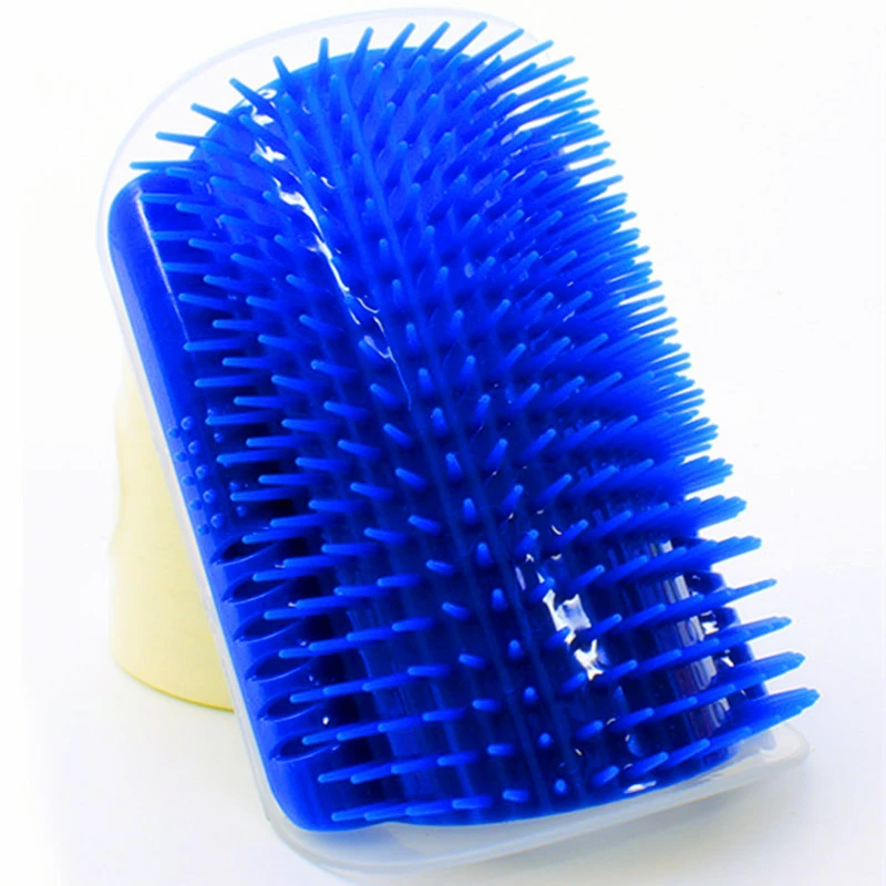 Cat Brush Massage Device Hair Remover Combs Pet Cat Self Groomer For Cat Grooming Tool With Catnip Deshedding Brush With Catnip