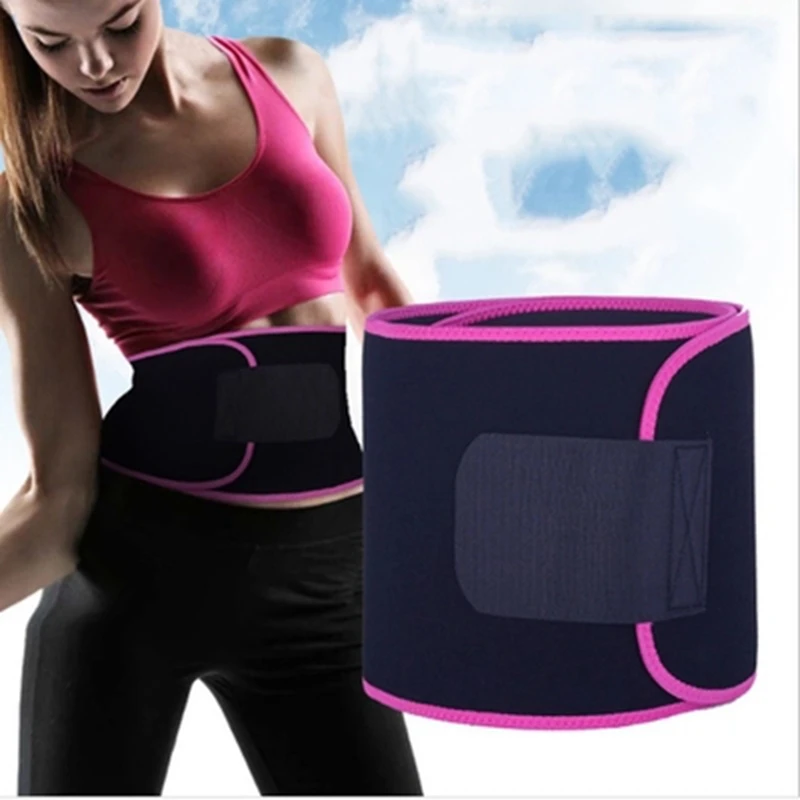 Fitness Sports Exercise Waist Support Pressure Protector Belly Shaper Thin Adjustable Belt Training Waistband For Women