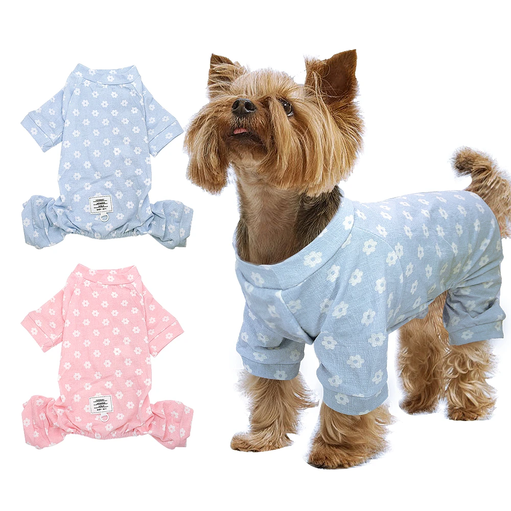 Dog Clothes Pug French Bulldog Small Dog Cat Clothes Chihuahua Yorkshire Pet Clothing Pajamas Jumpsuit for Small Dogs Cats Puppy