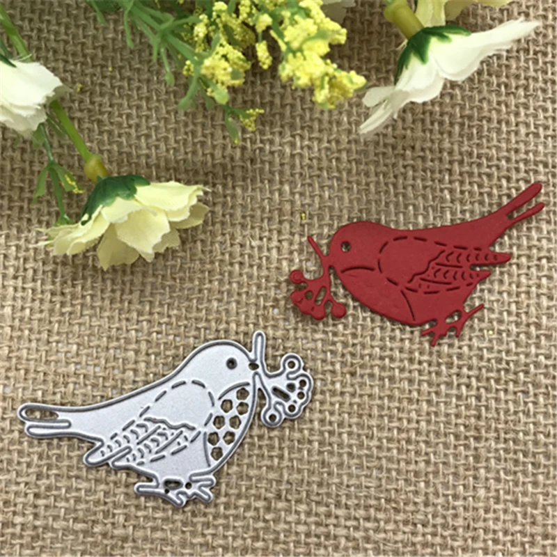 1 pcs Birds Metal Cutting Dies Stencil DIY Scrapbooking Photo Album Decor Embossing Cards Making DIY Crafts