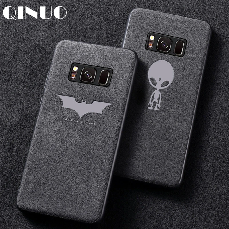 Luxury Cool Suede Case For Samsung S20 FE S8 S9 S10 S21 Plus Note 20 Ultra 8 9 10 S7 Edge A7 A8 2018 leather Telefon Kilifi