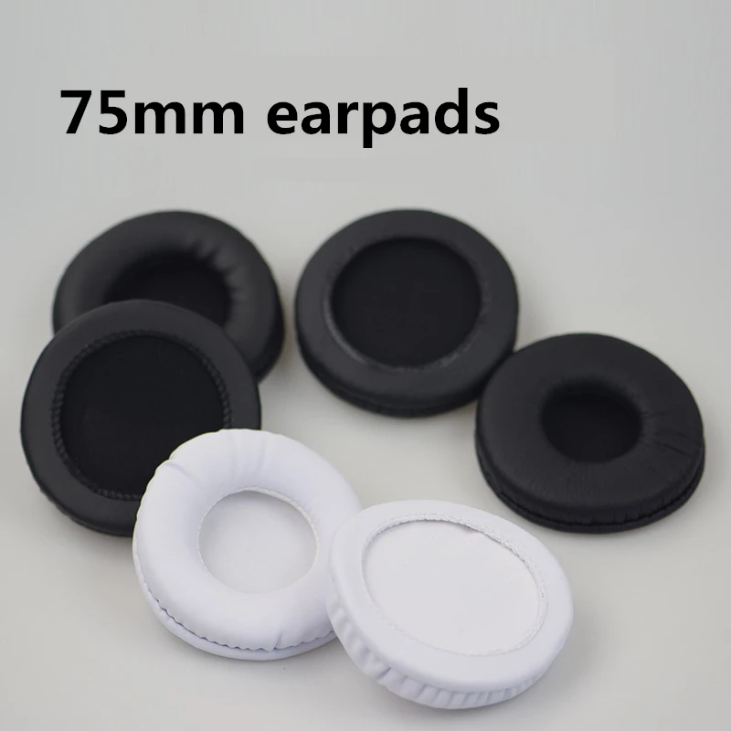 75mm Replacement Wrinkled Velvet Foam Ear Pads Cushions for Philips SHB3060 Headphones Earpads High Quality