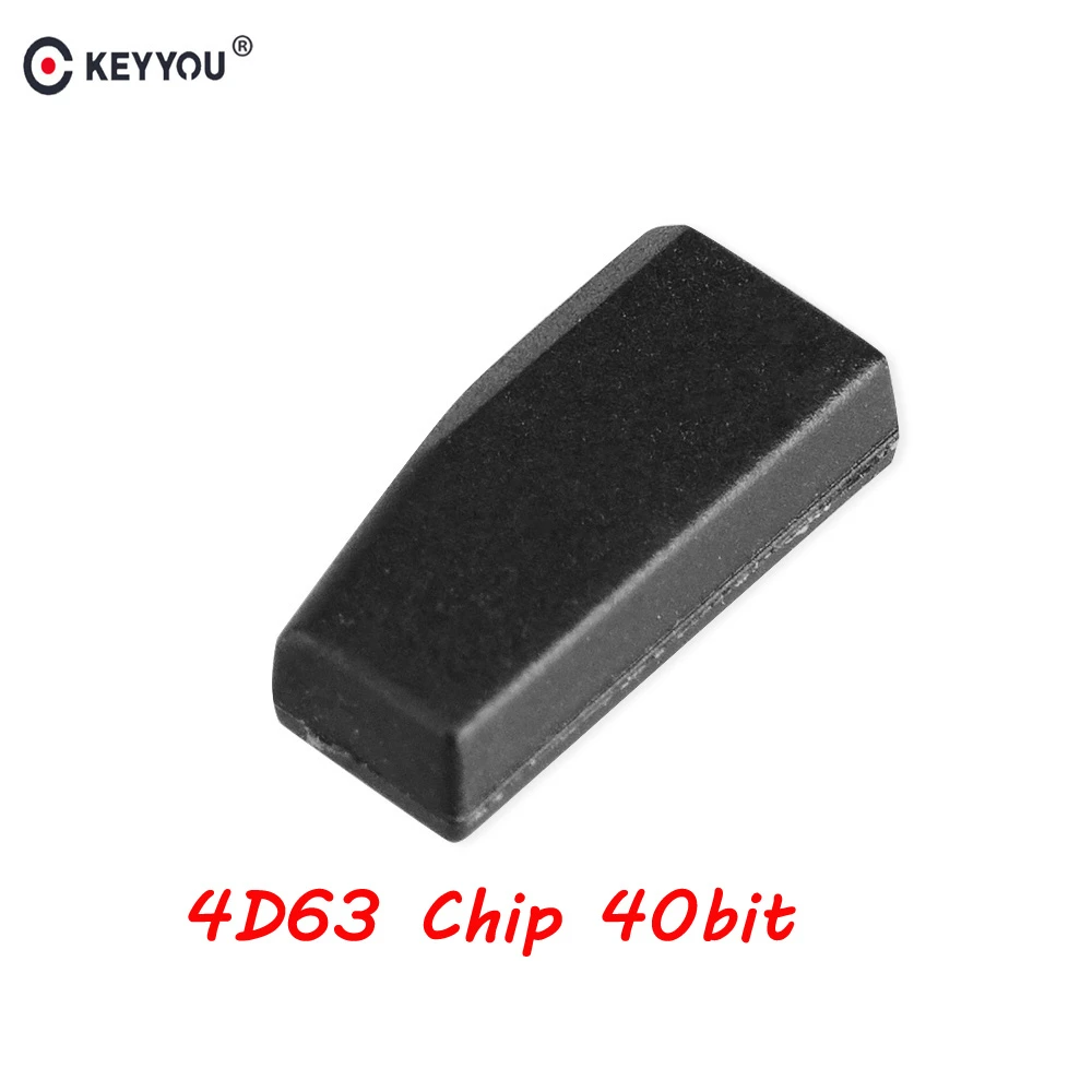 KEYYOU Auto Carbon Transponder Chip For Ford Mazda 4D63 40Bit 4D ID63 Chip