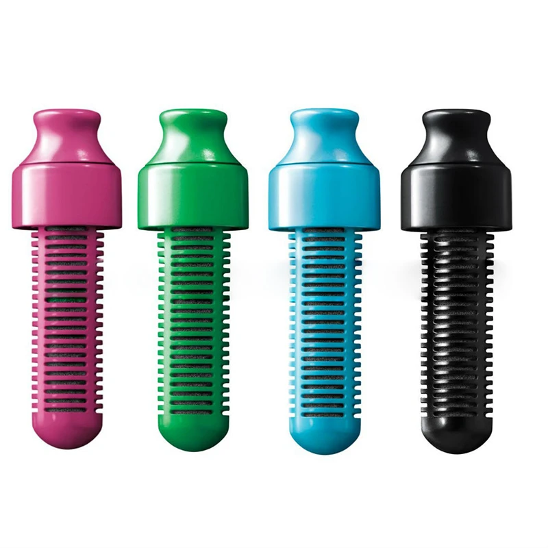 Water Bobble Hydration Filter Bottle Portable Filtered Drinking Outdoor Sport Bottle Activated Carbon Filter Replace Head KC1590