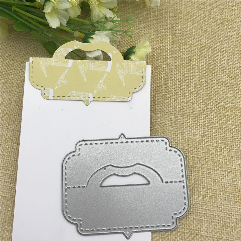 Cards  box pack bag topper head handle Metal Cutting Dies For DIY Scrapbooking Album Embossing Paper Cards Decorative Crafts