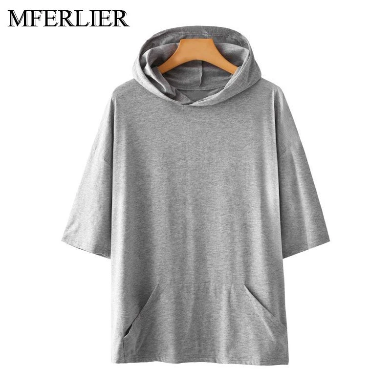 Spring Summer Men Hoodies 5XL 6XL 7XL 8XL 9XL Bust 140cm Plus Size Loose 3 colors Large Size Sweatshirts