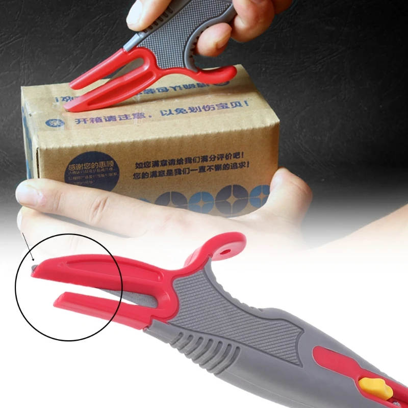 Box Paper Carton Board Cutter Utility Knife Retractable Razor Blade DIY Tool For lishao home improvement qiang