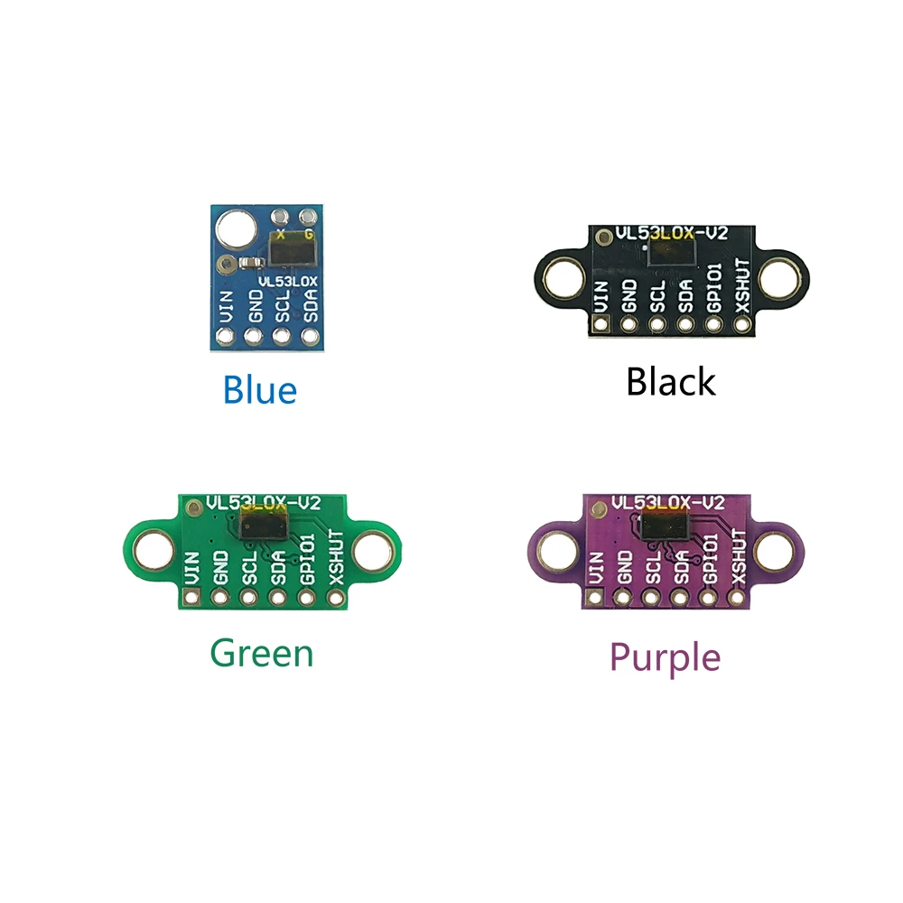 Thinary VL53L0X Time-of-Flight (ToF) Laser Ranging Sensor Breakout 940nm GY-VL53L0XV2 Laser Distance Module I2C IIC 3.3V/5V