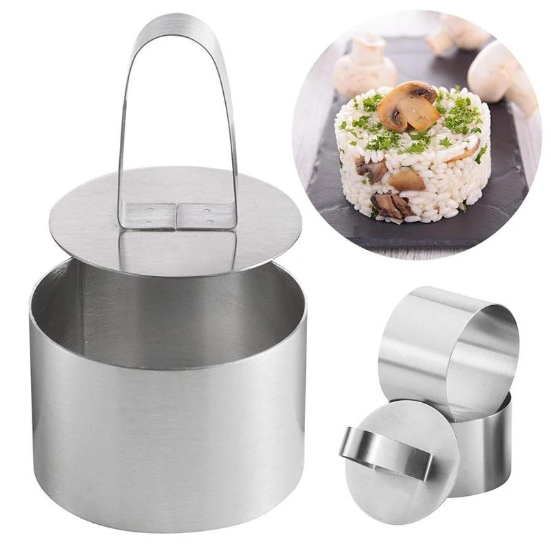 Mould For Salad Baking Dish Diy Bakeware Tools Cupcake Mold Salad Dessert Die Mousse Ring Cake Cheese Tool Steel