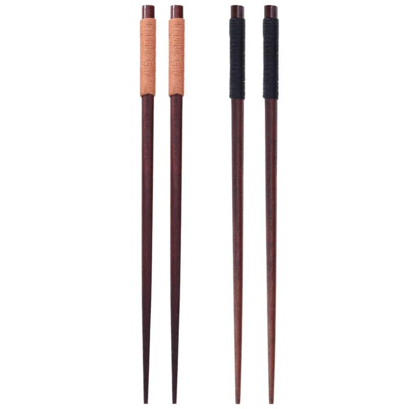 Natural Wood Chopsticks Spoon Japanese Korean Reusable Chopsticks Kitchen Tableware Chinese Set Handmade Gifts