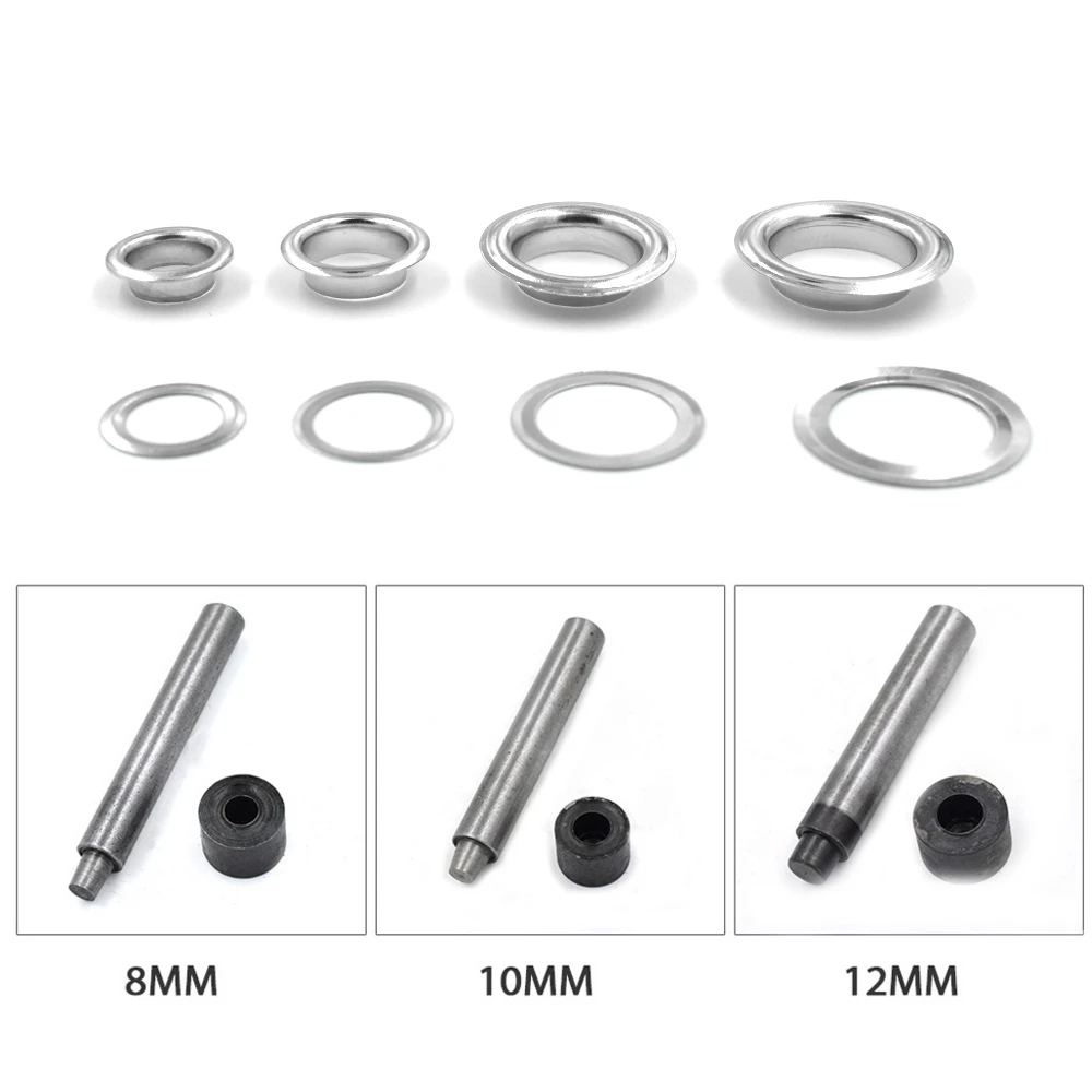 ( 100 pieces/lot) 8mm-14mm Inner diameter Metal hole Clothing & Accessories Eyelets. Rings Rivets Snaps Eyelet installa