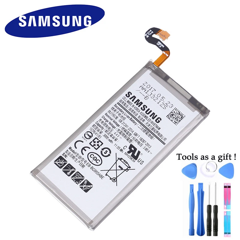 SAMSUNG Original Battery EB-BG950ABE EB-BG950ABA For Samsung GALAXY S8 SM-G9508 G9508 G9500 G950U SM-G G Project Dream 3000mAh