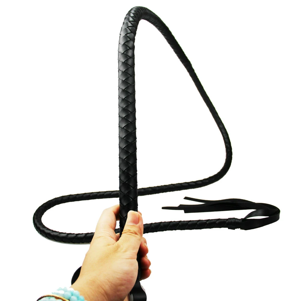 Long bdsm Whip bondage erotic riding horse crop hunting Fetish Leather Spanking Paddle pony play Flogger sex toys for couples