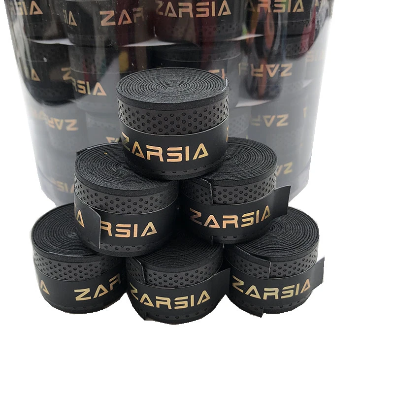 10pcs ZARSIA Free shipping Tennis Racket Grip Anti-skid Sweat embossed Badminton Grips Racquet dry feel dot Overgrips