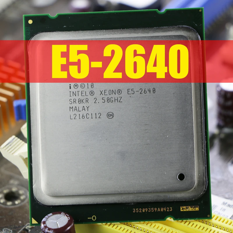 Intel Xeon Processor E5-2640 Six Core 15M Cache/2.5/GHz/8.00 GT/s 95W  LGA 2011 E5 2640, sell E5 2650 2660 CPU Free Shipping