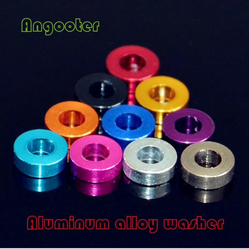 50pcs M3*6*0.25,0.5,1,1.5,2,2.5,3mm Colorful Aluminum spacer,aluminum flat waher,aluminum gasket for DIY Model