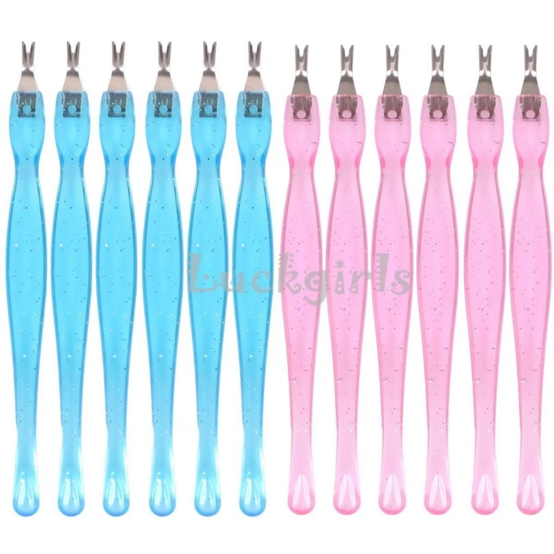 12 pcs Quality Dead Skin Fork Nipper Pusher Trimmer Callus Cuticle Remover Manicure Pedicure Stainless Steel Nail Art Tools