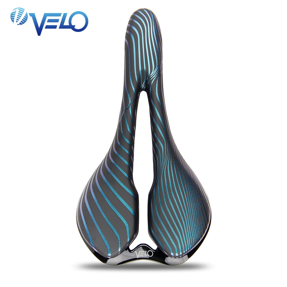 Velo Brand Bike Saddle For Racing Ti-Alloy Gel Bicycle Saddle Lightweight Road Bike Seat Comfort Ergonomic Bicycle Saddle Seat