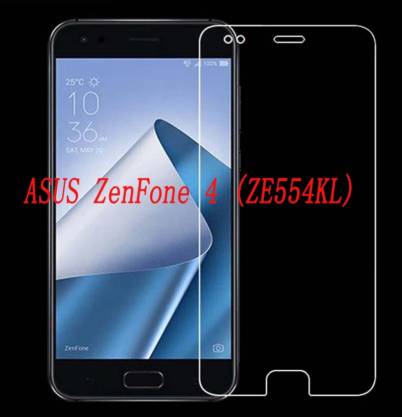 2PCS Smartphone Tempered Glass 9H Explosion-proof Protective Film Screen Protector mobile phone for ASUS ZenFone 4 ZE554KL
