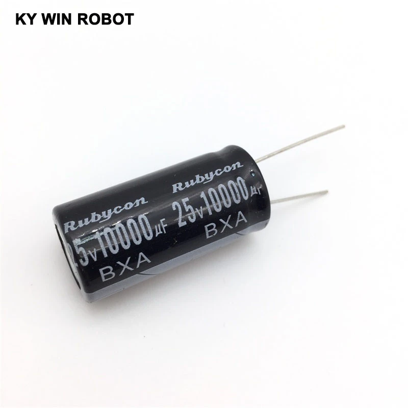 Aluminum Electrolytic Capacitor 25V / 10000 UF 25V/10000UF Electrolytic Capacitor Size 18*35 mm plug-in 25V 10000UF