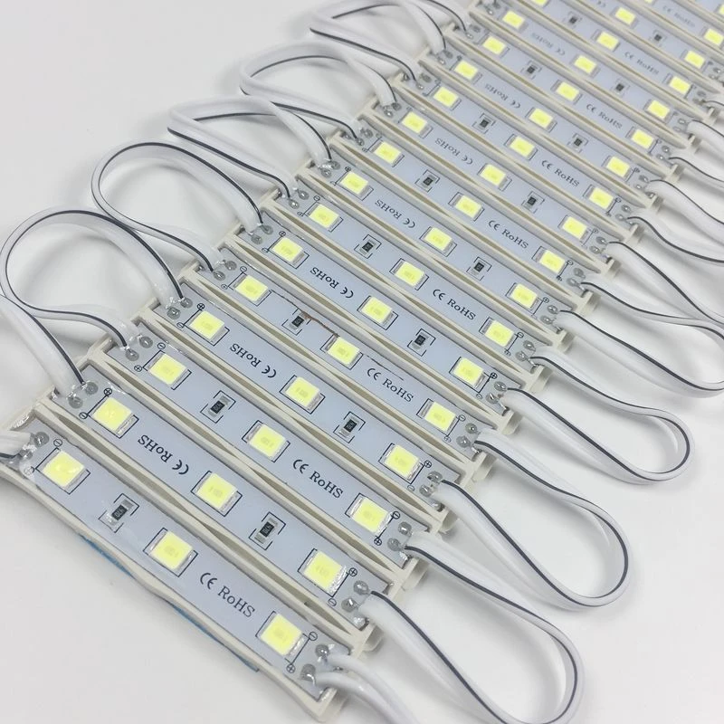 10PCS/Lot LED Module 5054 3 LED DC12V Waterproof Advertisement Design LED Modules White Color Super Bright Lighting