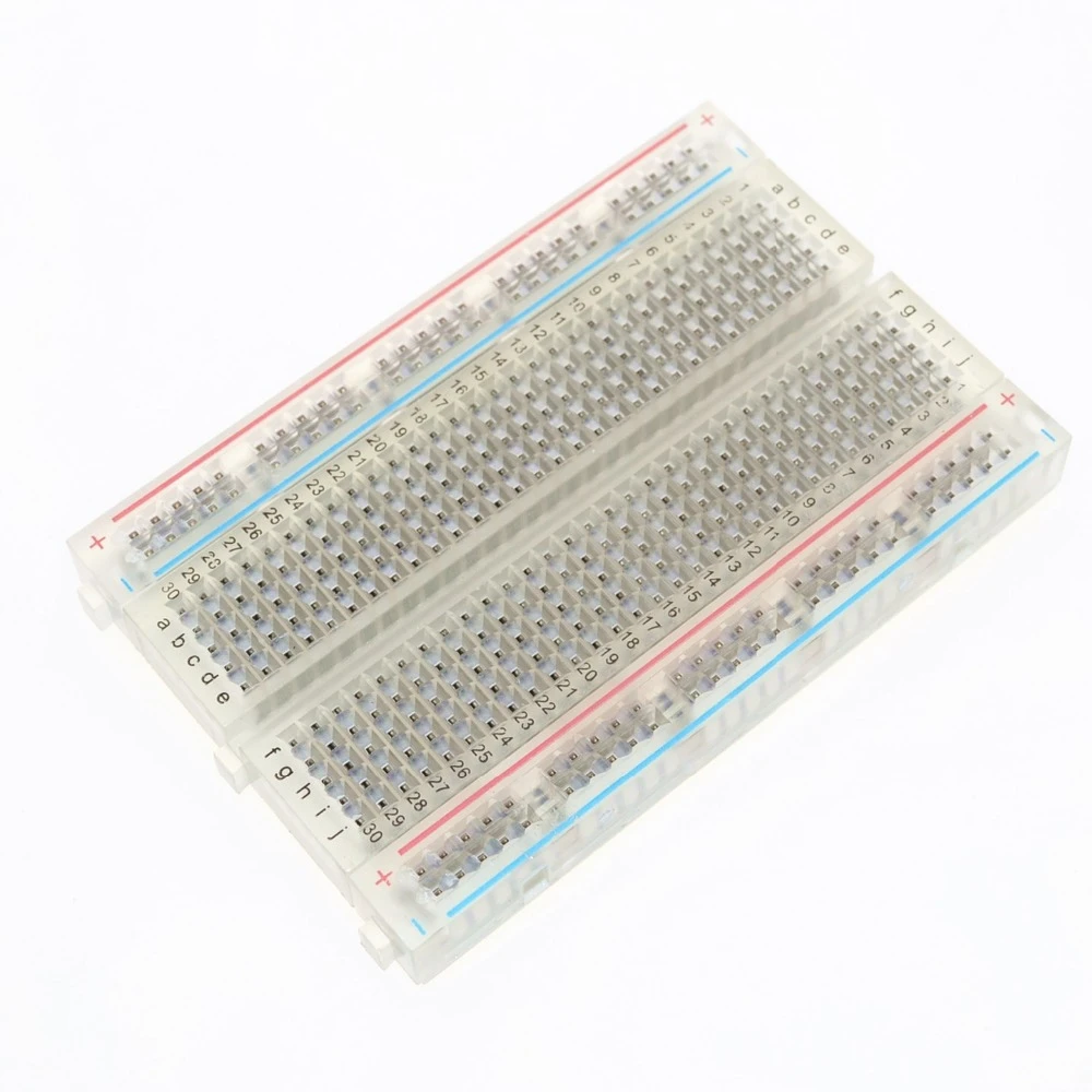 1 Pcs New 400 Tie Points Solderless PCB Breadboard Mini Universal Test Protoboard DIY Bread Board for Bus Test Circuit Board