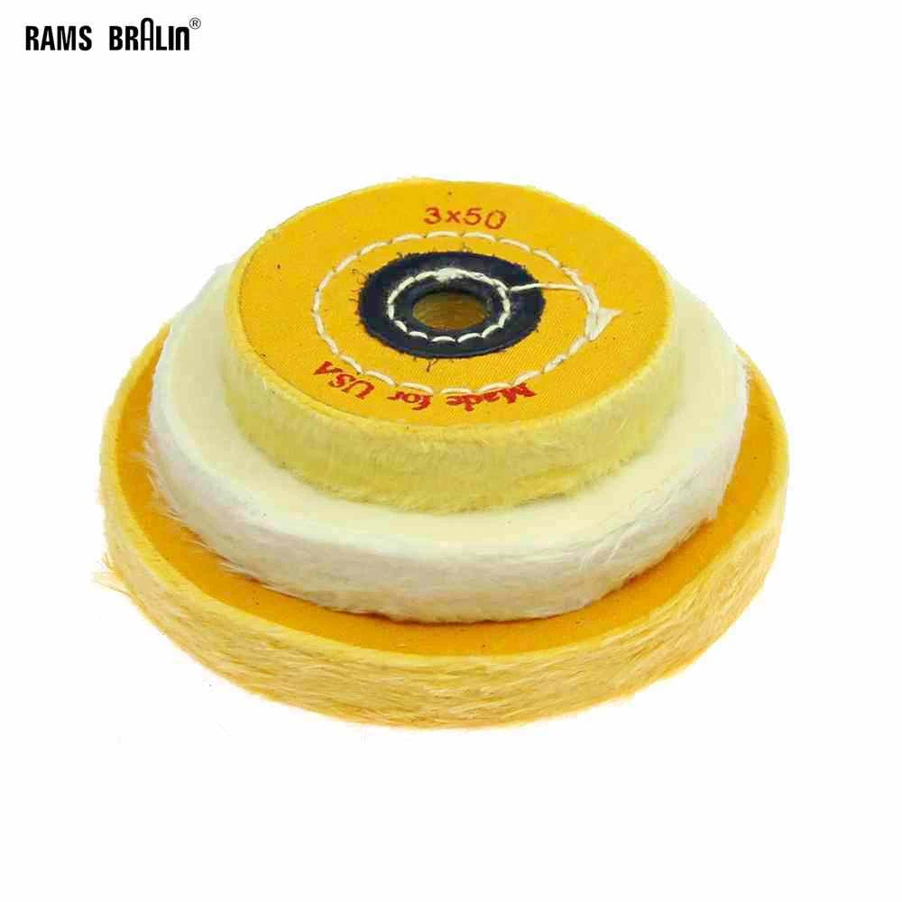 1 piece Cotton Lint Mirror Polishing Wheel Jewelry Buffing Wheel