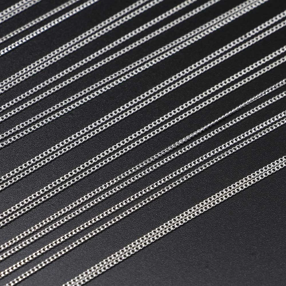 12Pcs/Pack 45cm Gold Lobster Clasp Necklace Chains Supplies For Jewelry Making Findings DIY Necklaces Accessory Wholesale