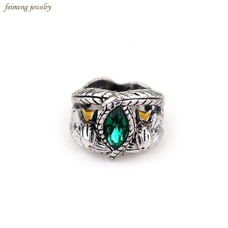 Ring of Barahir Aragorn Gondor Green crystal Rings