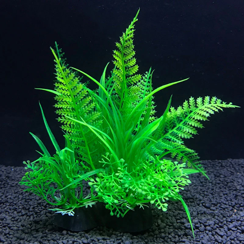 Simulation Artificial Plants Aquarium Decor Water Weeds Ornament Plant Fish Tank Aquarium Grass 14Cm Decoration